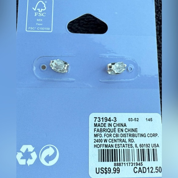 Claire's Glitter Unicorn & Cloud Earrings - Pink, Blue, Yellow - Picture 7 of 9